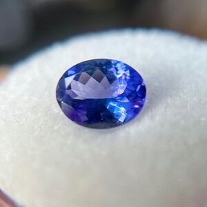 💜💙 1.74 CT Natural TANZANITE Deep Blue Violet Investment Gem